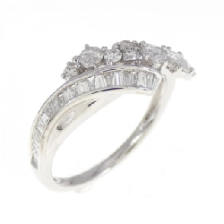 Nhẫn kim cương K18WG 0.55CT