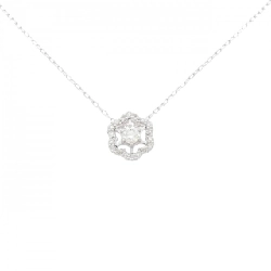 K18WG Dây chuyền kim cương 0.32CT - Hàng hiệu Chính hãng