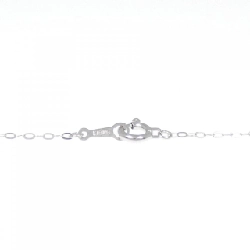 K18WG Dây chuyền kim cương hình trái tim 0.80CT - Hàng hiệu Chính hãng 862186