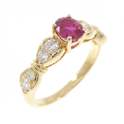 Nhẫn Ruby K18YG 0.544CT - Hàng hiệu Chính hãng