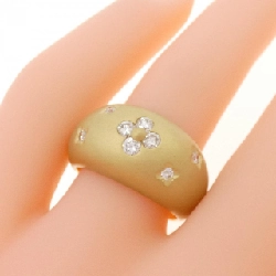 Nhẫn kim cương hoa K18YG 0.36CT 669249