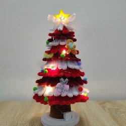 Thông noel bằng kẽm nhung 25220