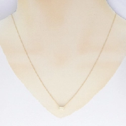 Dây chuyền kim cương K18YG 0.515CT VLY VS1 cắt hình Emerald - Hàng hiệu Chính hãng 874433