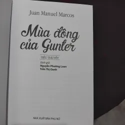 Mùa đông của Gunter tiểu thuyết của Juan Manuel Marcos  1001355