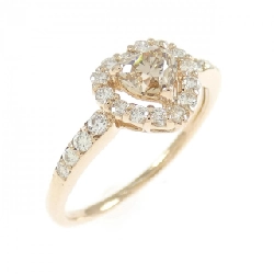 Nhẫn kim cương hình trái tim K18PG 0.42CT - Hàng hiệu chính hãng