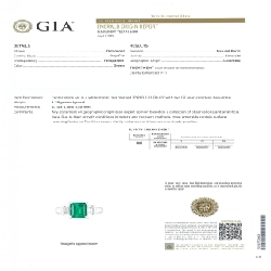 Nhẫn Emerald PT900 2.01CT xuất xứ Colombia 667736