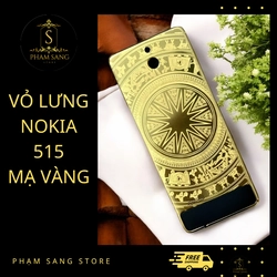 Vỏ Nắp Lưng Điện Thoại Nokia 515 Mạ Vàng Nhiều Mẫu Mã 4126