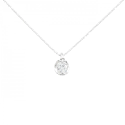 K18WG Dây chuyền kim cương 0.2CT - Hàng hiệu Chính hãng