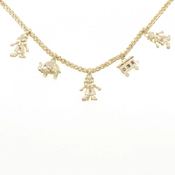 Dây chuyền đá màu 750YG - Hàng hiệu Authentic