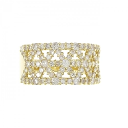 Nhẫn kim cương K18YG 1.10CT 672507