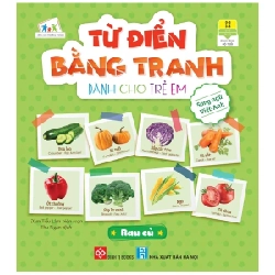 Từ Điển Bằng Tranh Dành Cho Trẻ Em - Rau Củ - Đàm Tiểu Lâm