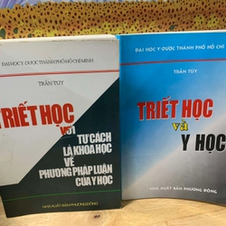 Combo 2 cuốn Triết Học - Trần Túy - Đều có chữ ký tác giả