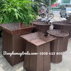 Khay vuông trưng trái cây mây nhựa 746339