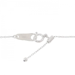 K18WG Dây chuyền hình trái tim Sapphire 0.33CT - Hàng hiệu Chính hãng 857170