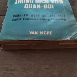 Cẩm nang thông dịch viên Quân đội Anh Việt - Eng Vie Military Term - 1968 787179