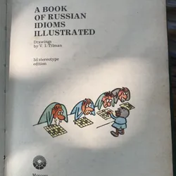 Sách học tiếng Nga: A BOOK OF RUSSIAN IDIOMS ILLUSTRATED, Tilman 3d stereotype edit 713165