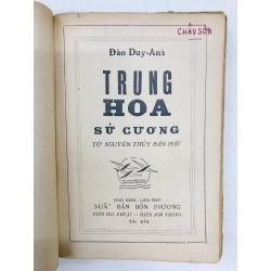 Trung Hoa sử cương - Đào Duy Anh 127724