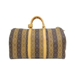 Túi du lịch Louis Vuitton Monogram Stripe (LV Squared) Keepall Bandoulière 2022SS 50cm M45967 614228