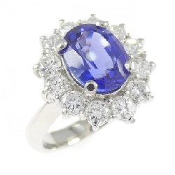 Nhẫn Tanzanite PT900 2.48CT - Hàng hiệu Authentic