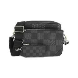 Túi đeo chéo Louis Vuitton Damier Graphite 3D Trio Messenger N50017 - Hàng hiệu Chính hãng