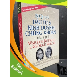 (TẶNG BOOKMARK) Bí Quyết Đầu Tư Và Kinh Doanh Chứng Khoán Của Tỷ Phú Warren Buffett & George Soros mới 80% bẩn 2021 RBK2405 Mark Tier SÁCH MARKETING KINH DOANH