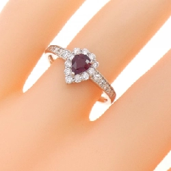 Nhẫn Ruby PT900 không nung 0.31CT xuất xứ Mozambique - Hàng hiệu Chính hãng 852938