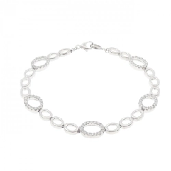 K18WG Vòng tay kim cương 0.60CT - Hàng hiệu Chính hãng 878615