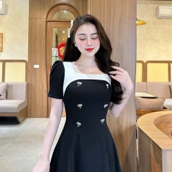 ĐẦM hiệu NANCY size S màu đen new tag 