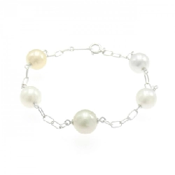 K18WG Vòng tay ngọc trai Akoya - Hàng hiệu Authentic 871269