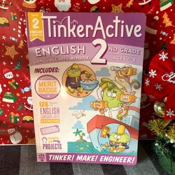 Sách học tiếng anh Tinkeractive Workbooks: 2nd Grade English Language Arts, 85%, gáy cũ