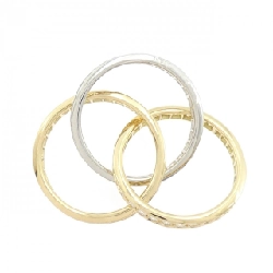 Nhẫn kim cương Full Eternity K18YG/PT900 666375