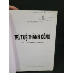 Trí tuệ thành công của người có bản lĩnh mới 80% ố nhẹ, có chữ viết 2005 Mạnh Linh - Minh Đức HCM3004 KỸ NĂNG 445010