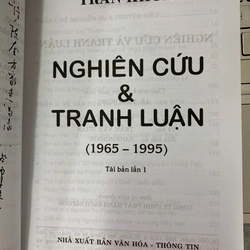 NGHIÊN CỨU VÀ TRANH LUẬN - TRẦN KHUÊ 523672