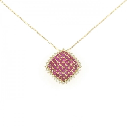 K18YG Dây chuyền Ruby 1.09CT - Hàng hiệu Chính hãng