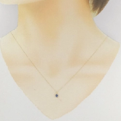K18YG Sapphire Necklace 0.20CT - Hàng hiệu Authentic 866798