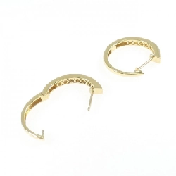 K18YG Bông tai kim cương hình vòng 0.70CT - Hàng hiệu Chính hãng 867495