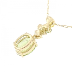 K18YG Mặt dây chuyền đá màu - Hàng hiệu Authentic 863368