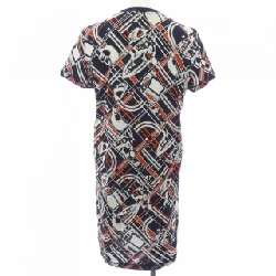 HERMES TARTAN ET CHAINES MILANO 3H4511DX Đầm cắt - Hàng hiệu Chính hãng 812736