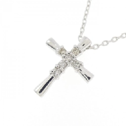 K18WG Dây chuyền kim cương chéo 0.05CT - Hàng hiệu Chính hãng 857079