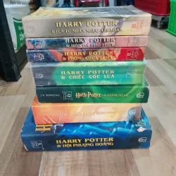 Full bộ Harry Potter bìa hoạt hình - chất lượng xấu