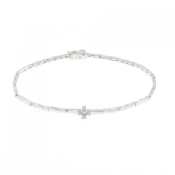 K18WG Vòng tay kim cương 0.10CT - Hàng hiệu Chính hãng 874289