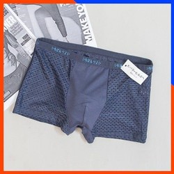 Quần sịp nam đùi lưới cotton thông hơi, đai lưng nhỏ, hàng loại 1, Việt Nam làm xuất Nhật