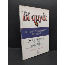 Bí quyết mới 70% bẩn bìa, ố 2006 HCM2410 Ken Blanchard, Mark Miller KỸ NĂNG