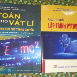 Combo Sách toán cho vật lý và sách python  1023250