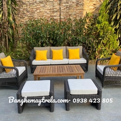 Bàn ghế sofa giả mây 469707