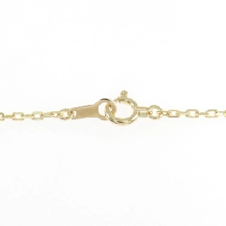 K18YG Solitaire Dây chuyền kim cương 0.3705CT - Hàng hiệu Chính hãng 856383