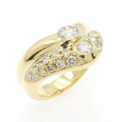 Nhẫn kim cương K18YG 1.03CT - Hàng hiệu Authentic