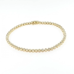 K18YG Vòng tay kim cương 1.05CT - Hàng hiệu Chính hãng 873637