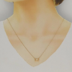 K18PG Dây chuyền kim cương hình ruy băng 0.030CT - Hàng hiệu Chính hãng 859785