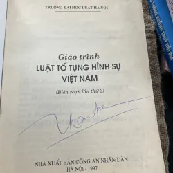 Giáo trình luật tố tụng hình sự Việt Nam 937450